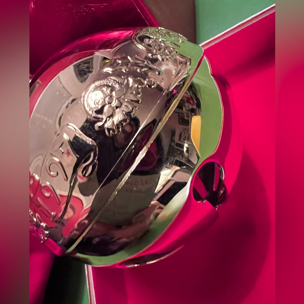 1993 Wallace Gold Plated Sleigh Bell annual Ornament 23rd Edition bag box sleeve - Picture 7 of 8